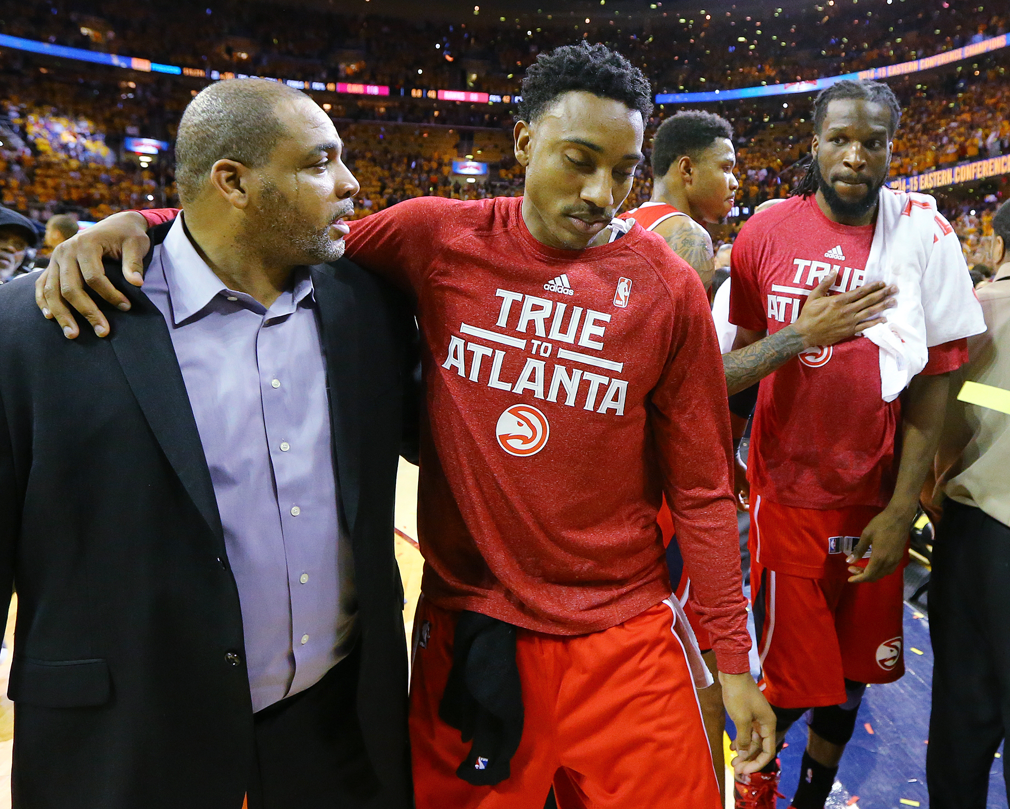 Hawks point to bright future even after playoff rout by Cavs
