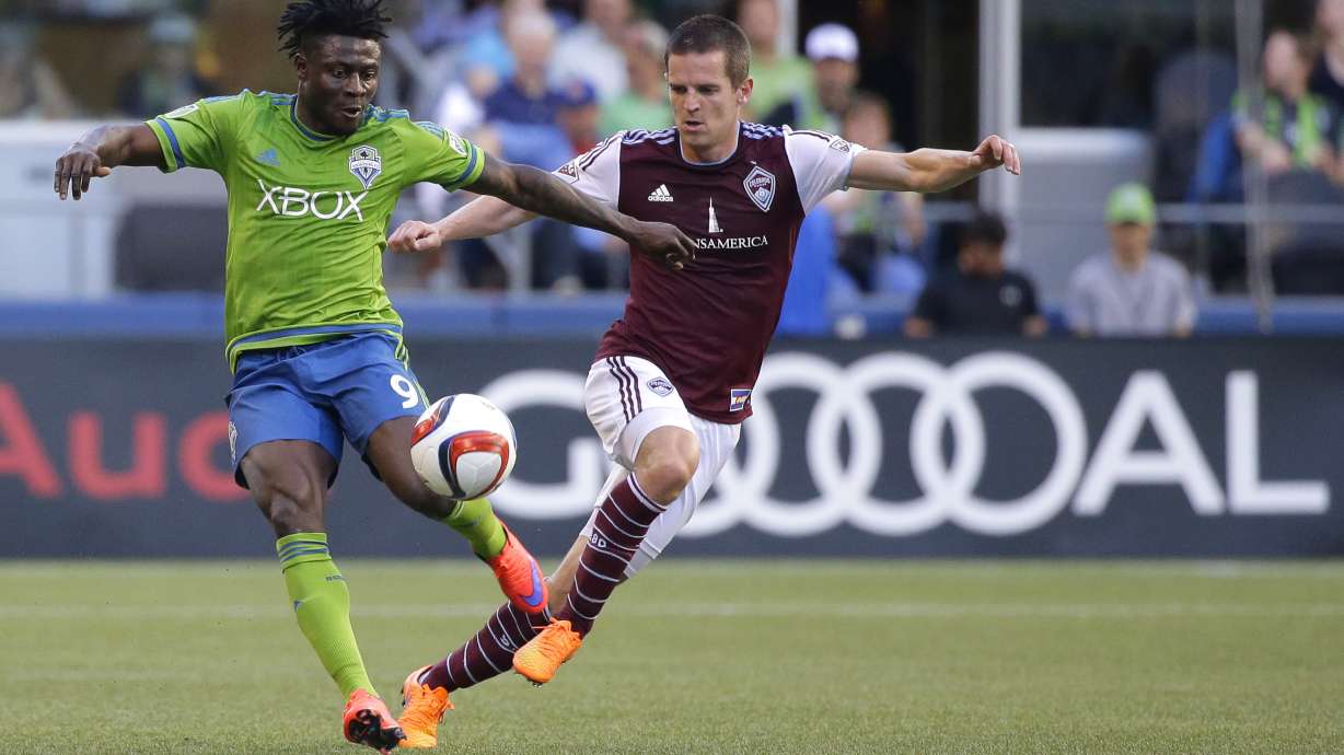 Seattle takes over top spot in West by beating Colorado 1-0