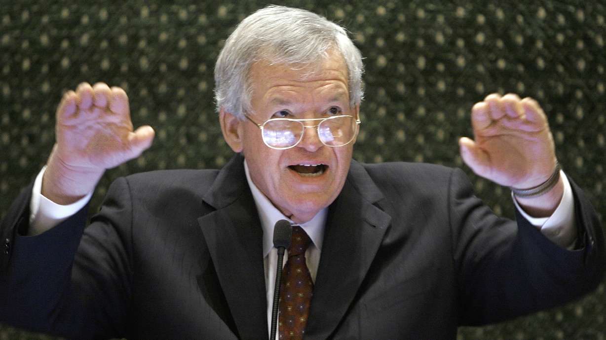 Timeline of the career of ex-US House Speaker Dennis Hastert