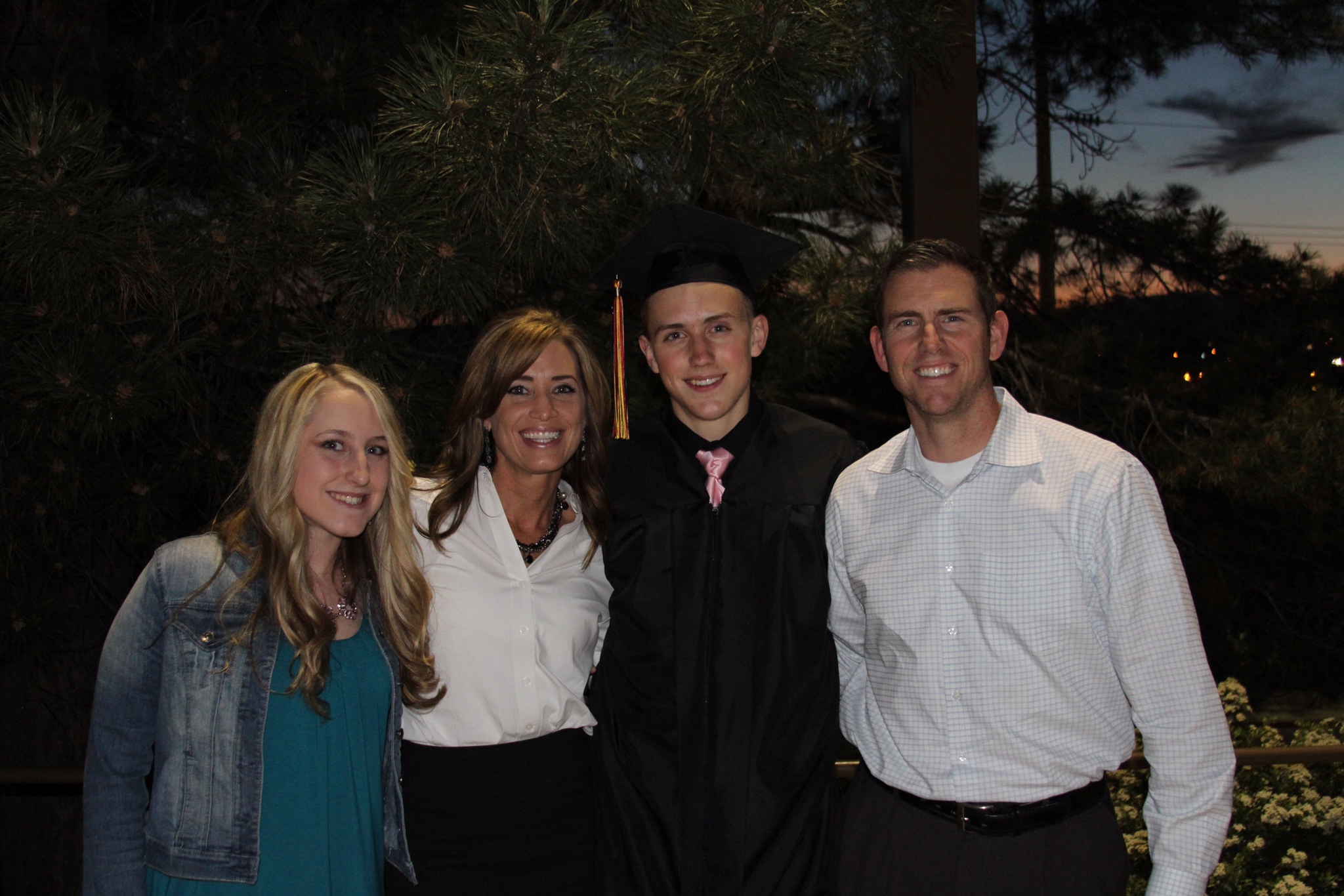 The Anderson family: Maylee, Christine, Ben and Stuart. (Photo: Dawnelle Anderson)