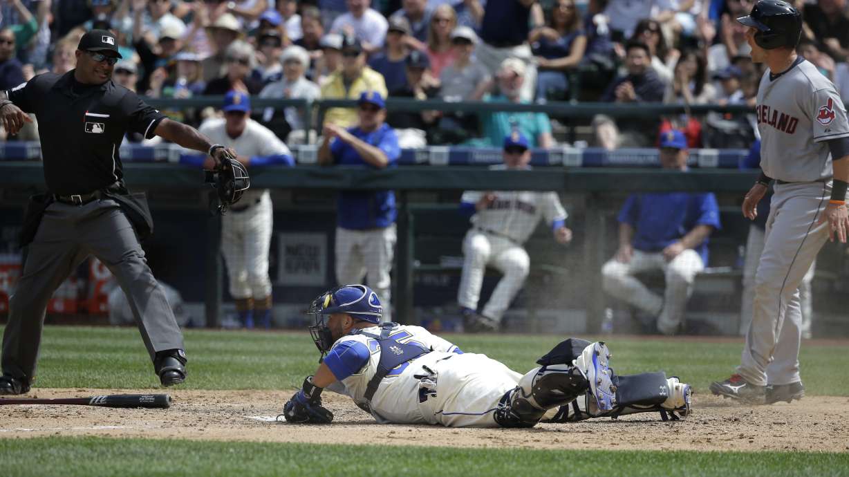 Indians walk to a win, outlast Mariners in 12 innings