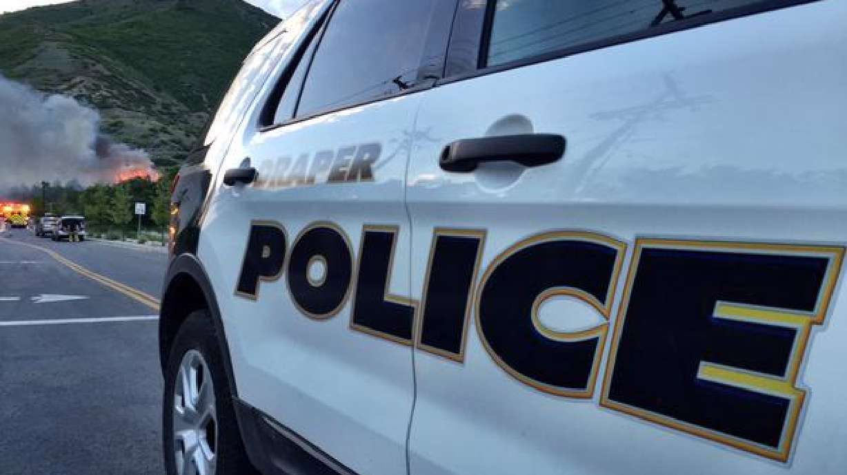 Police were searching for two people after they say a man shot a woman and the pair drove away with two children in Draper on Thursday. The couple was later located in Nevada.