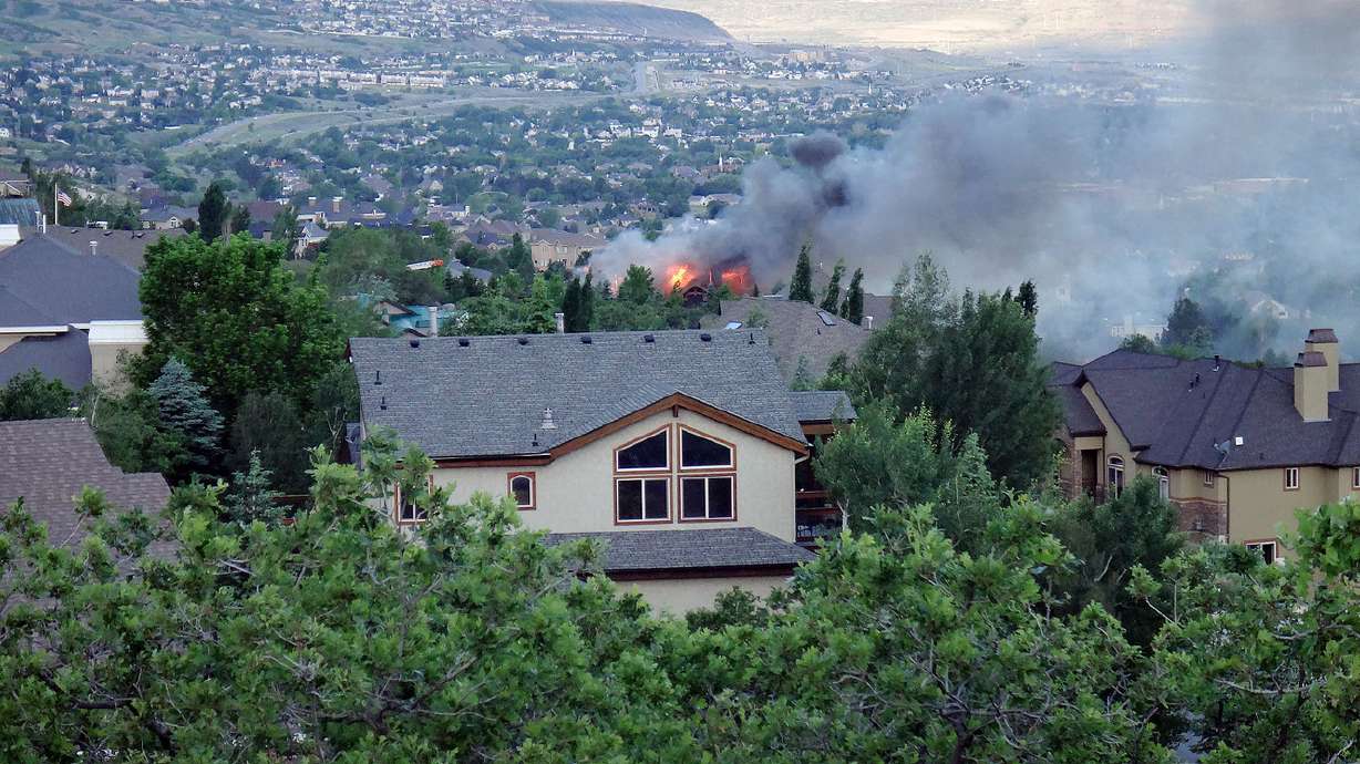 Draper Fire Spontaneous combustion of oily rags believed to have started Draper ...