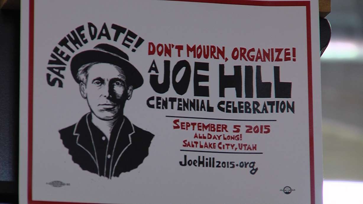 Joe Hill's supporters plan a daylong celebration in Sugarhouse Park. It will take place Labor Day weekend on Saturday, Sept. 5, with Judy Collins as the headline performer. (KSL-TV)