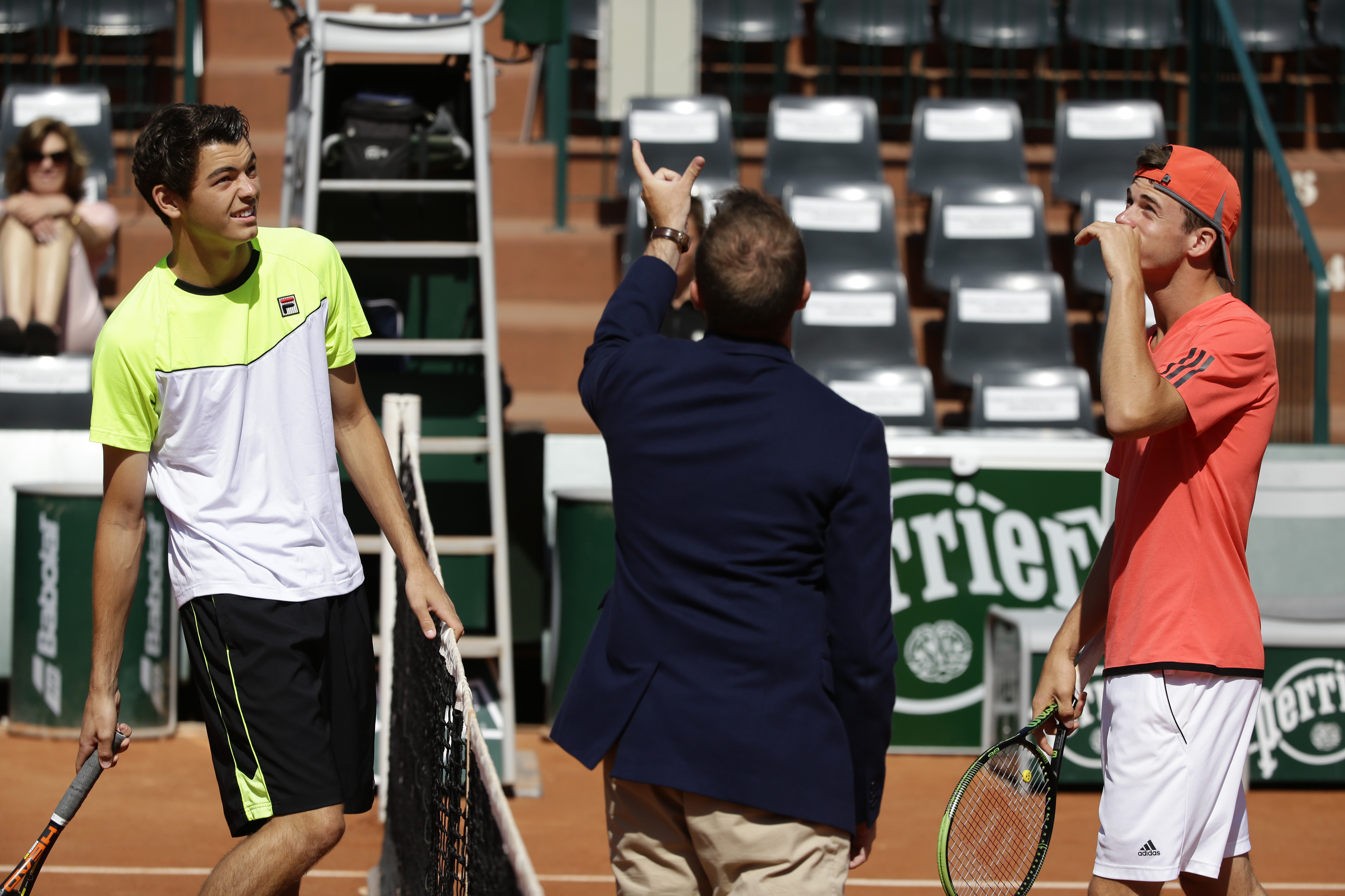 The Latest: Dodig, Melo win French Open men's doubles title