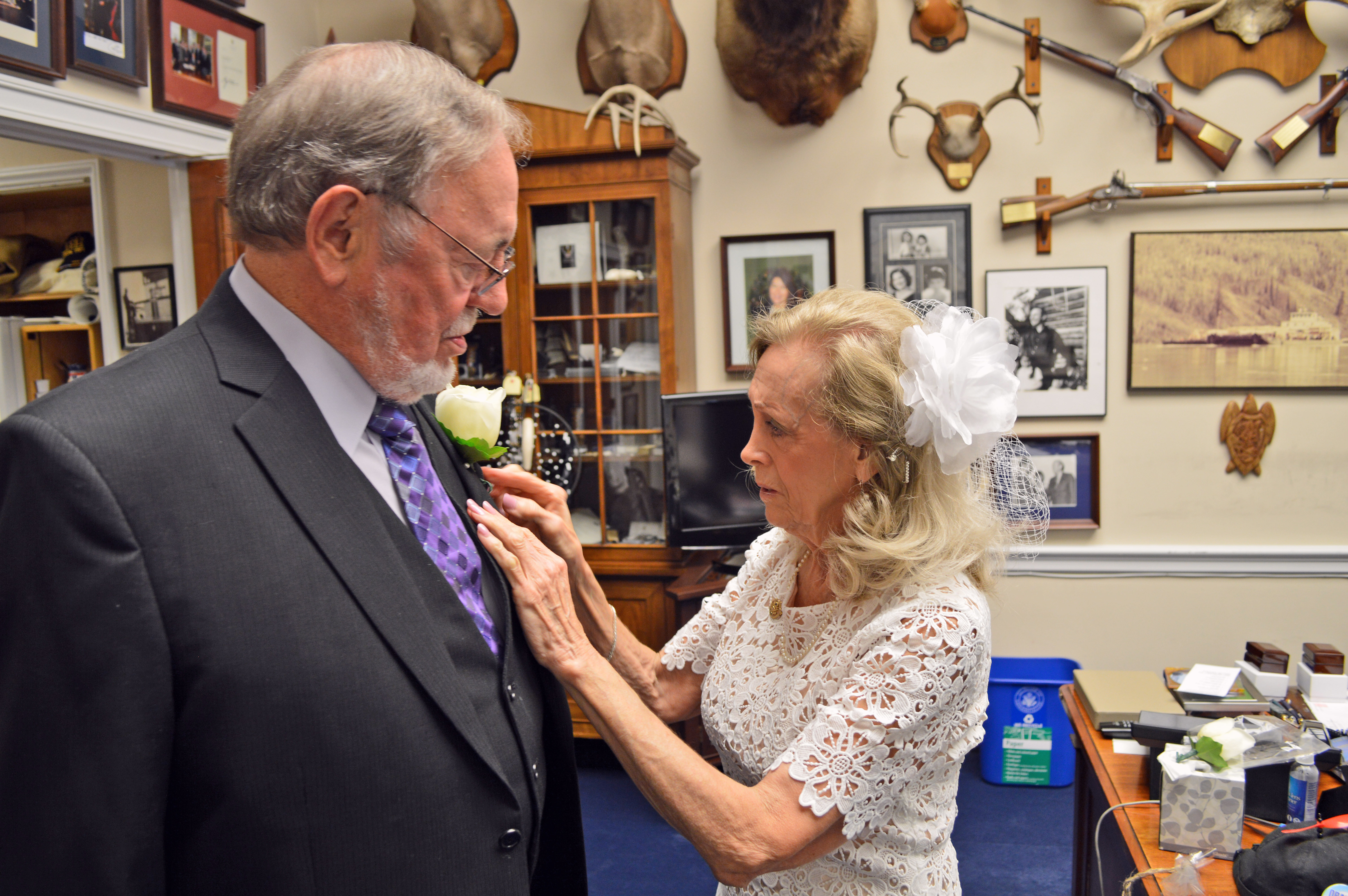 Longest-serving US House Republican marries on 82nd birthday