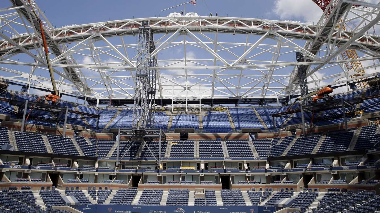 Steel set for new Arthur Ashe Stadium roof to cover US Open