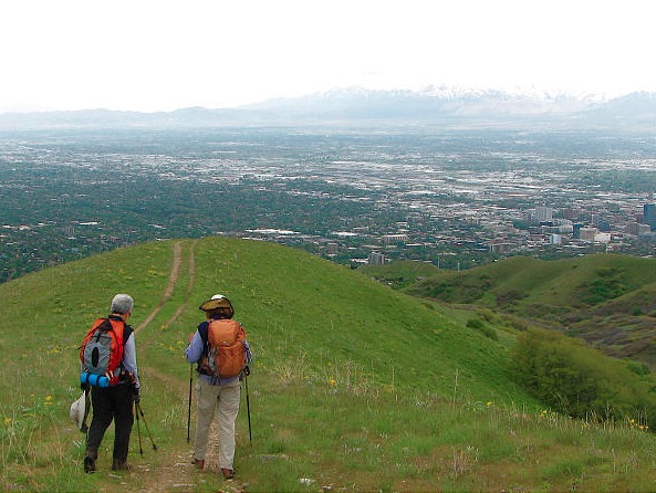 Little Black Mountain offers spectacular views of Salt Lake Valley