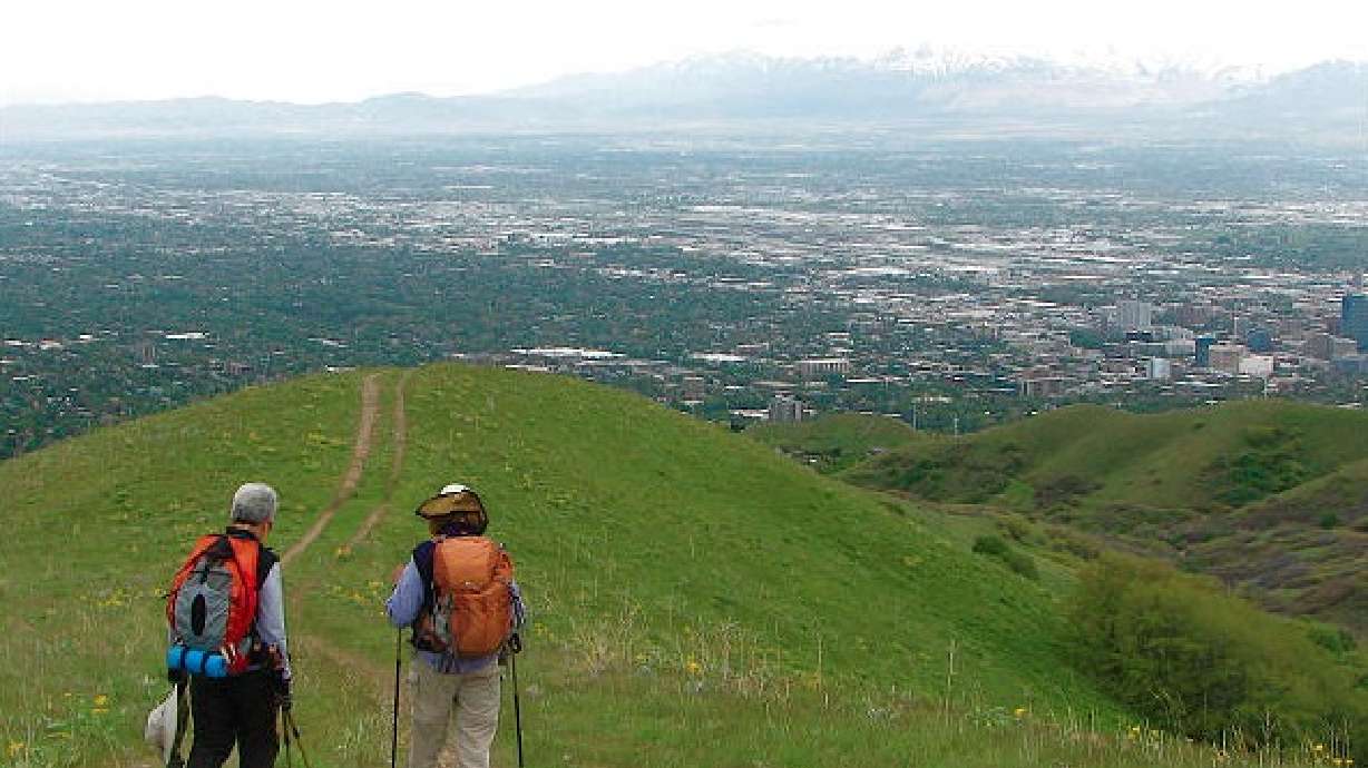Little Black Mountain offers spectacular views of Salt Lake Valley
