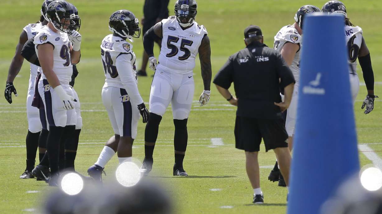 Suggs takes reigns of Ravens defense in 13th season