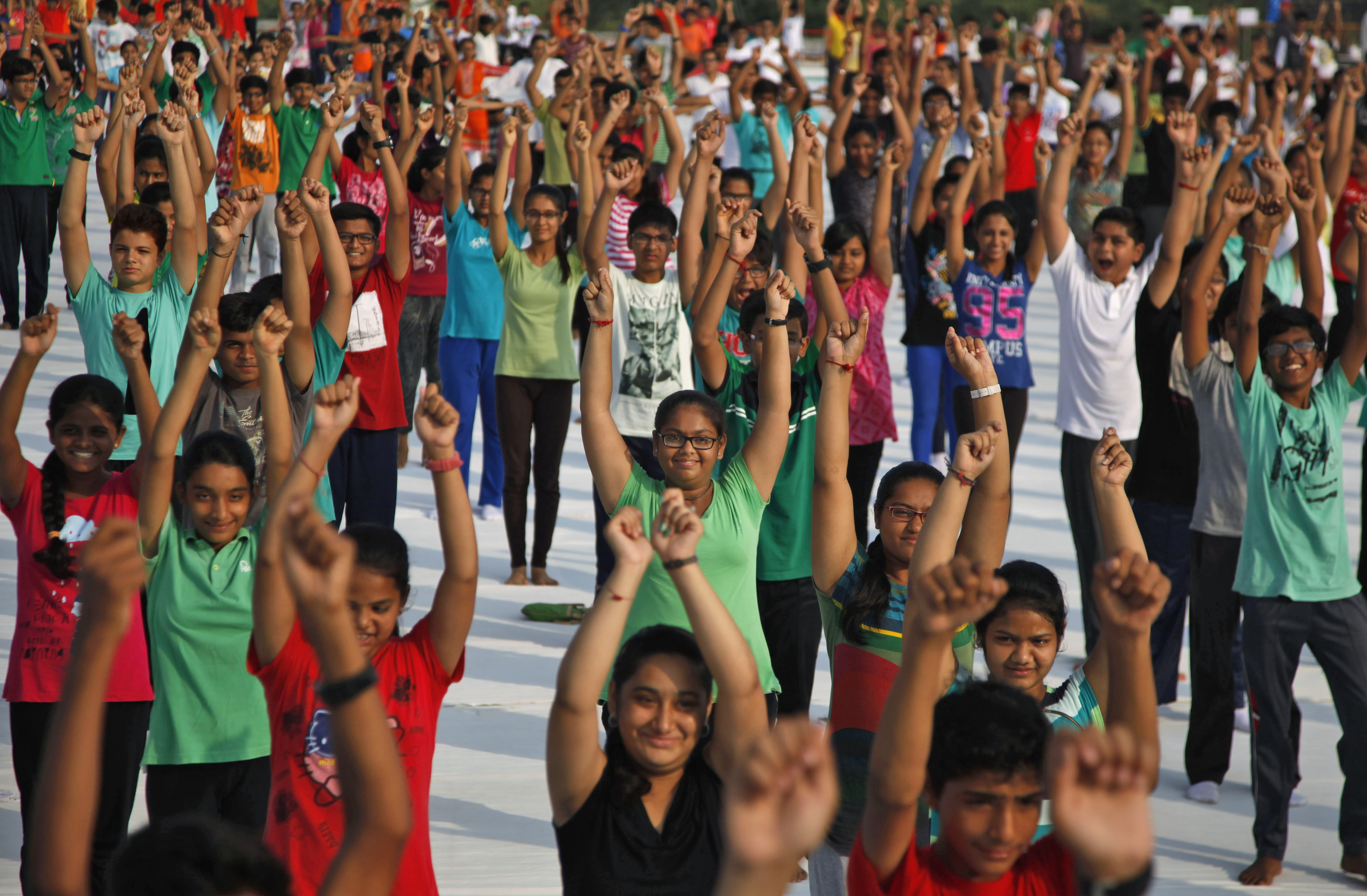 Millions across India, world take part in Yoga Day exercises