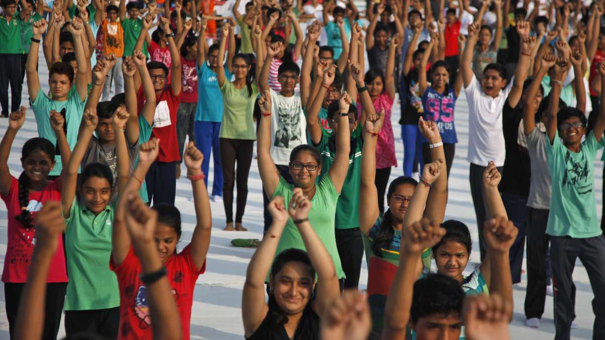 Millions across India, world take part in Yoga Day exercises
