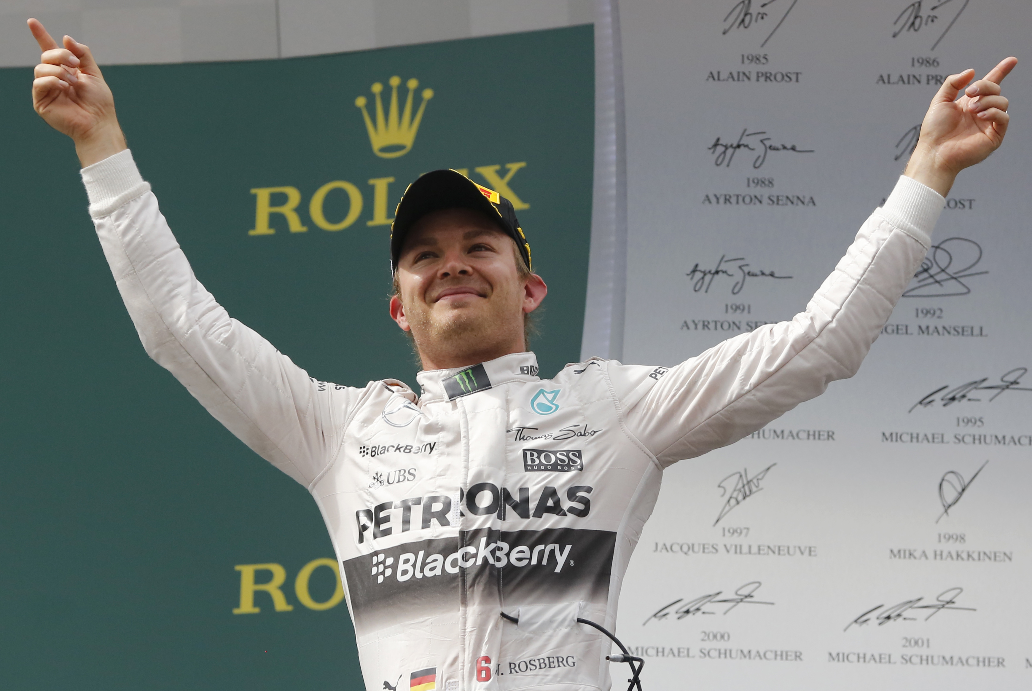 Rosberg wins Austrian GP ahead of Mercedes teammate Hamilton