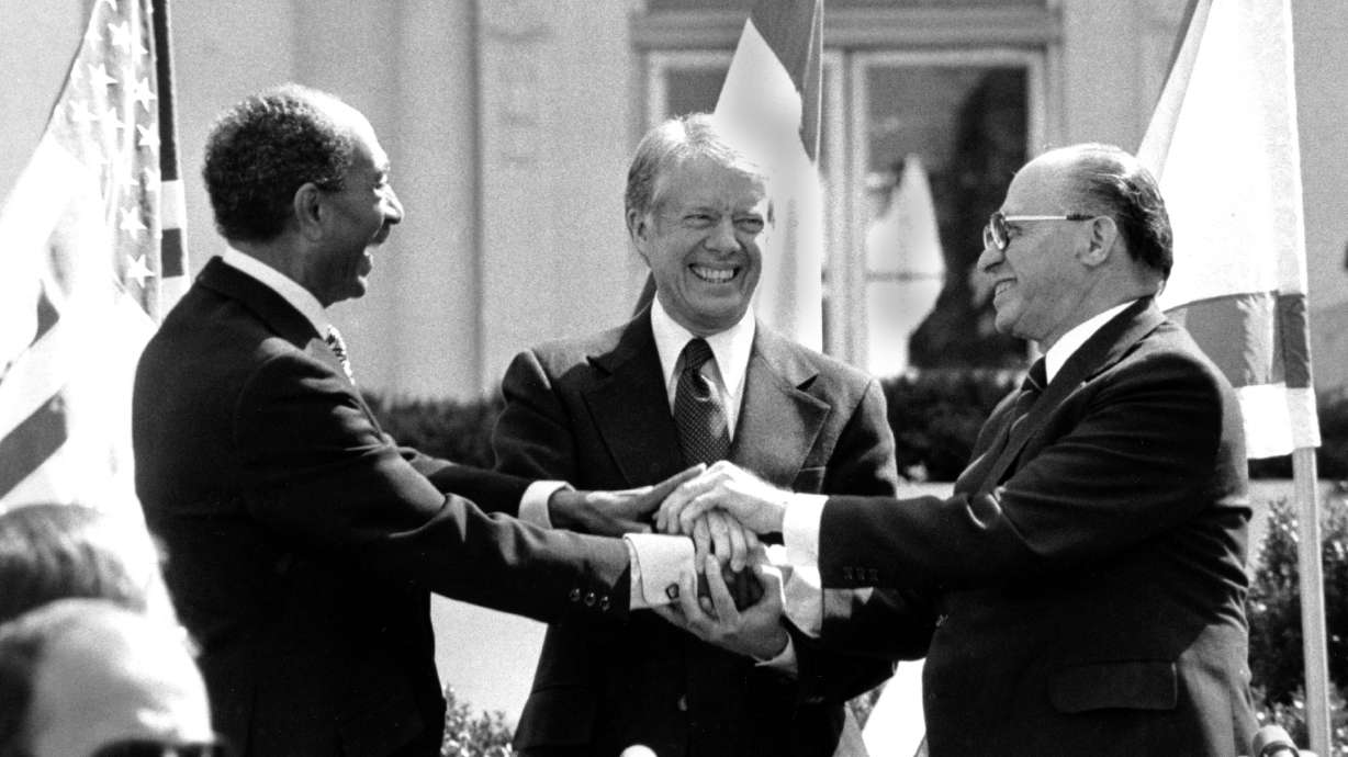 Jimmy Carter hopes the play 'Camp David' comes to Broadway