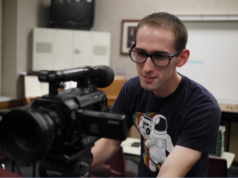 Young author works on second book in series