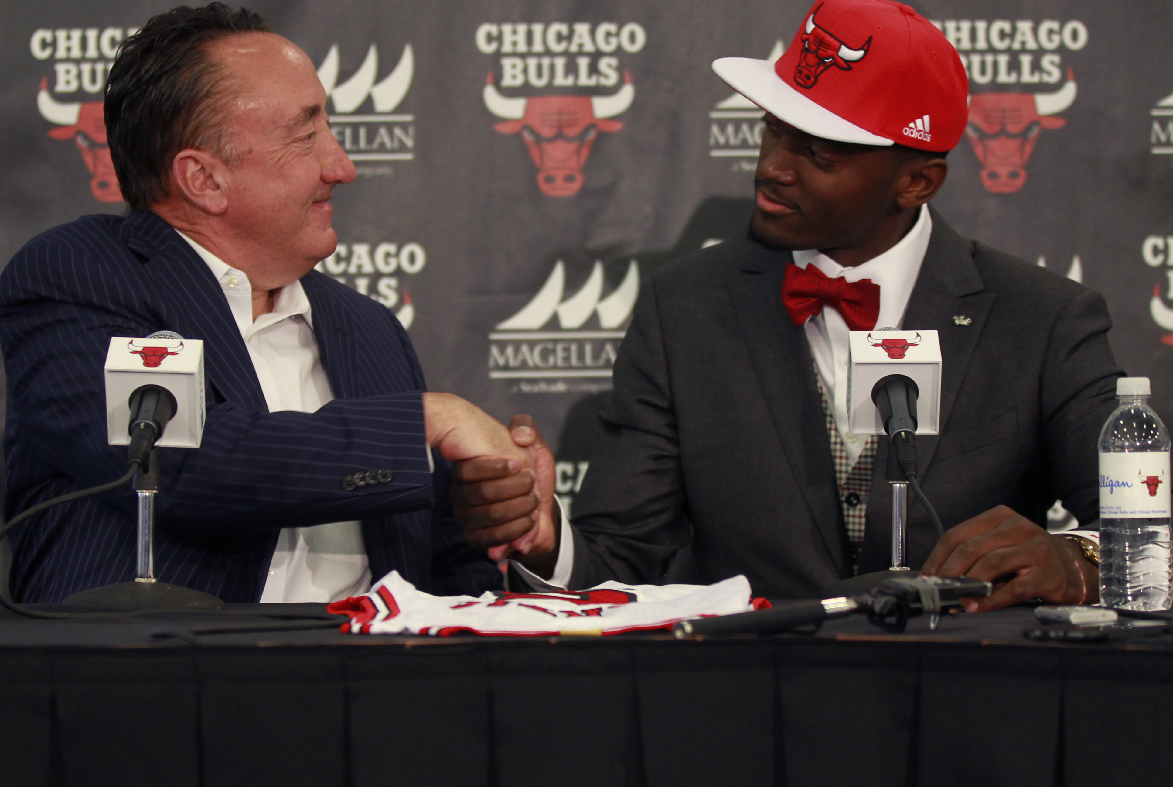Chicago Bulls introduce first round pick Bobby Portis