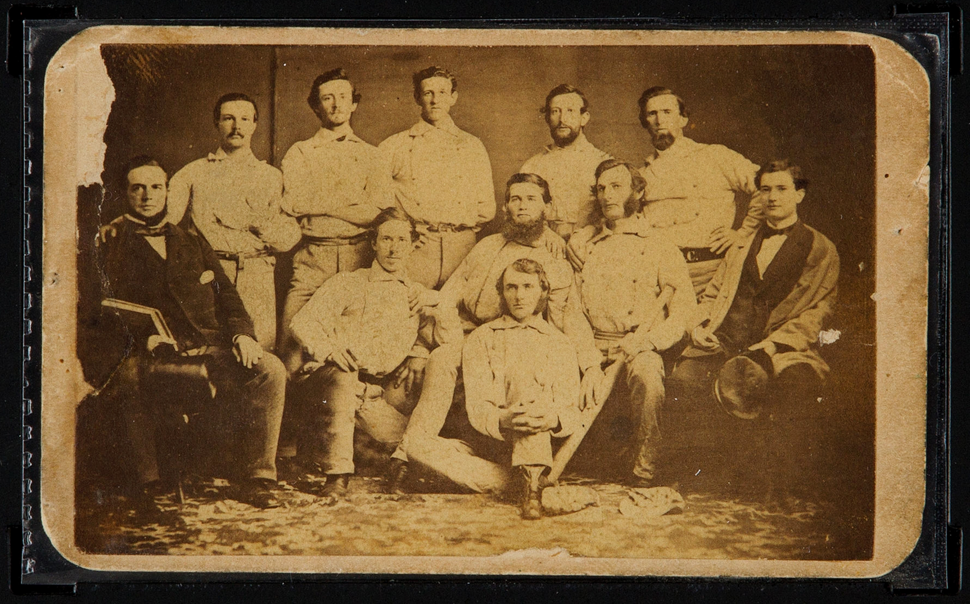 Pre-Civil War baseball team card going on the auction block