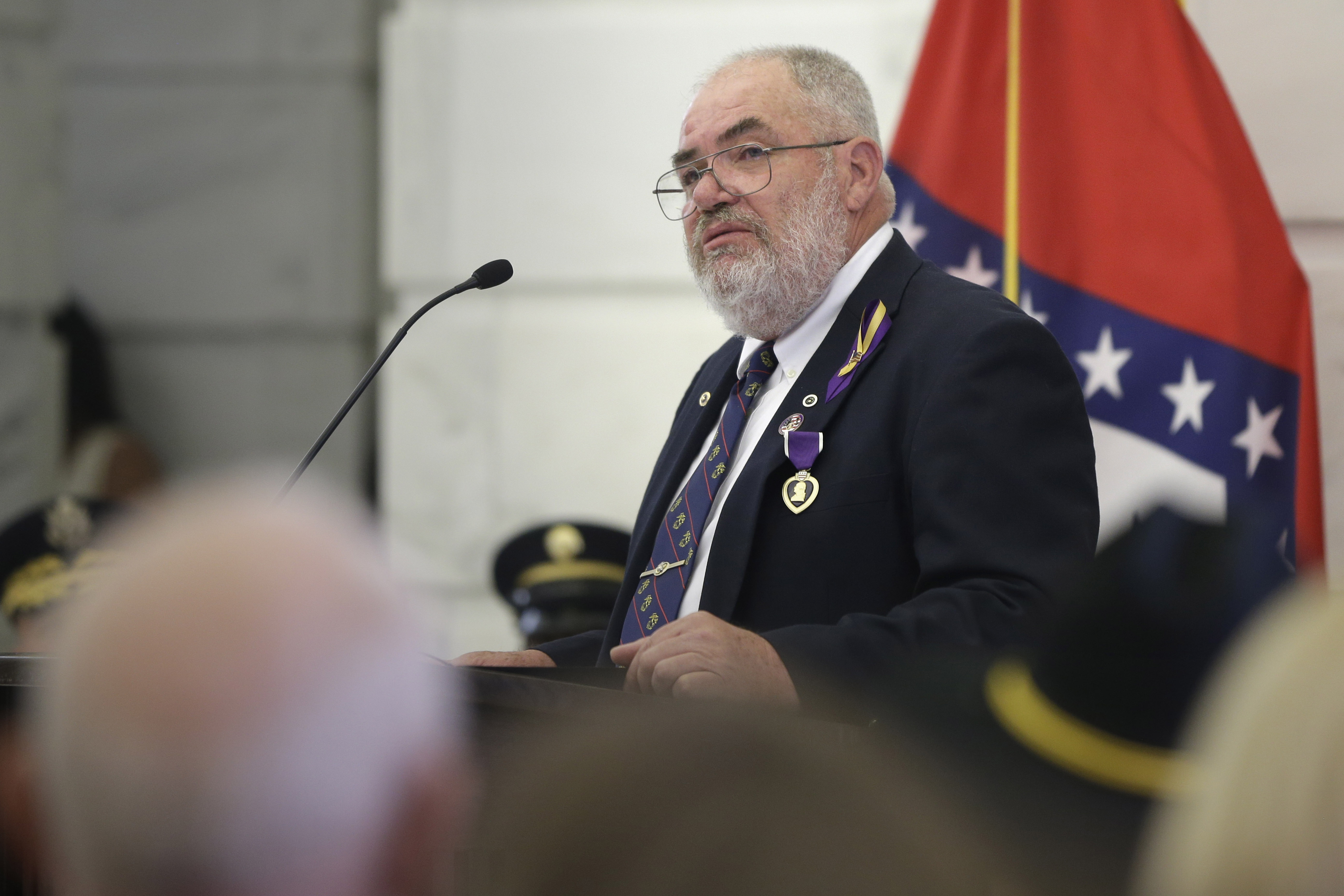 Arkansas soldiers receive Purple Hearts after 2009 attack