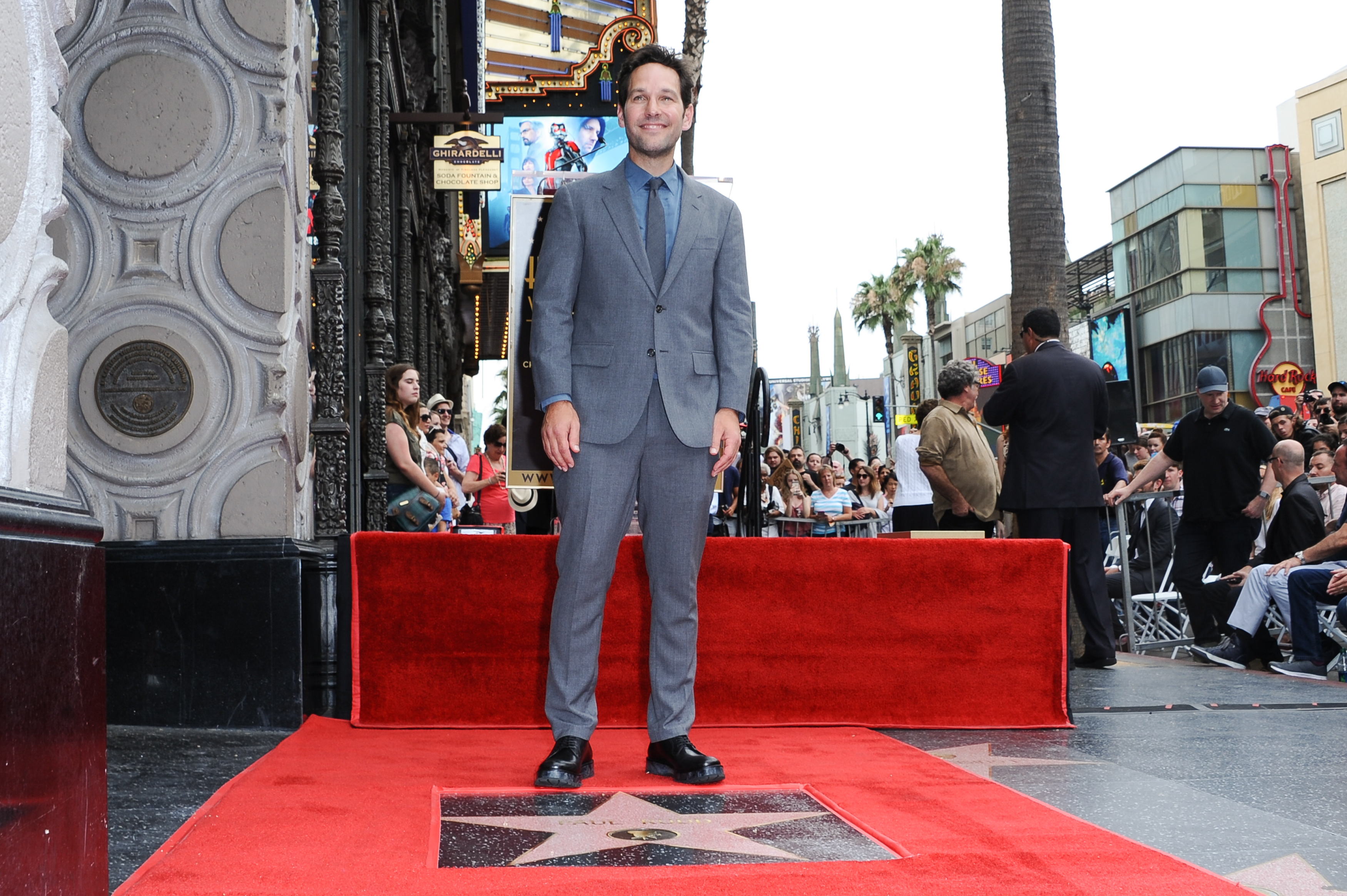 'Ant-Man' Paul Rudd gets star on Hollywood Walk of Fame