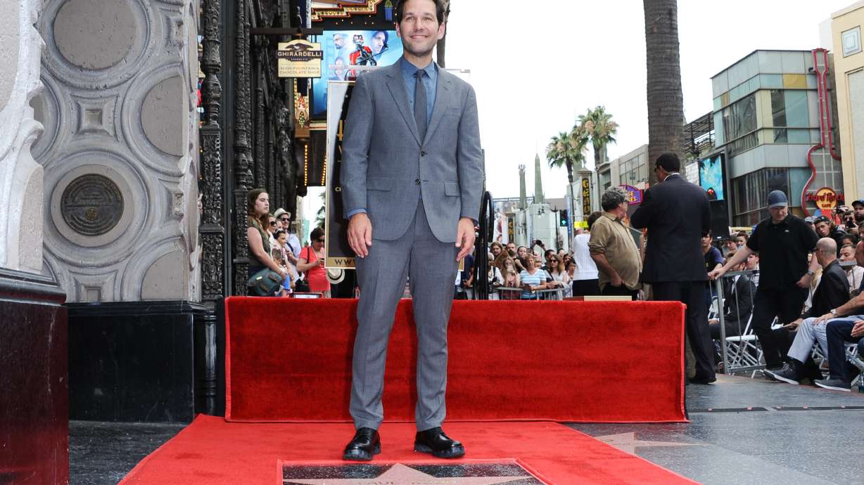 'Ant-Man' Paul Rudd gets star on Hollywood Walk of Fame