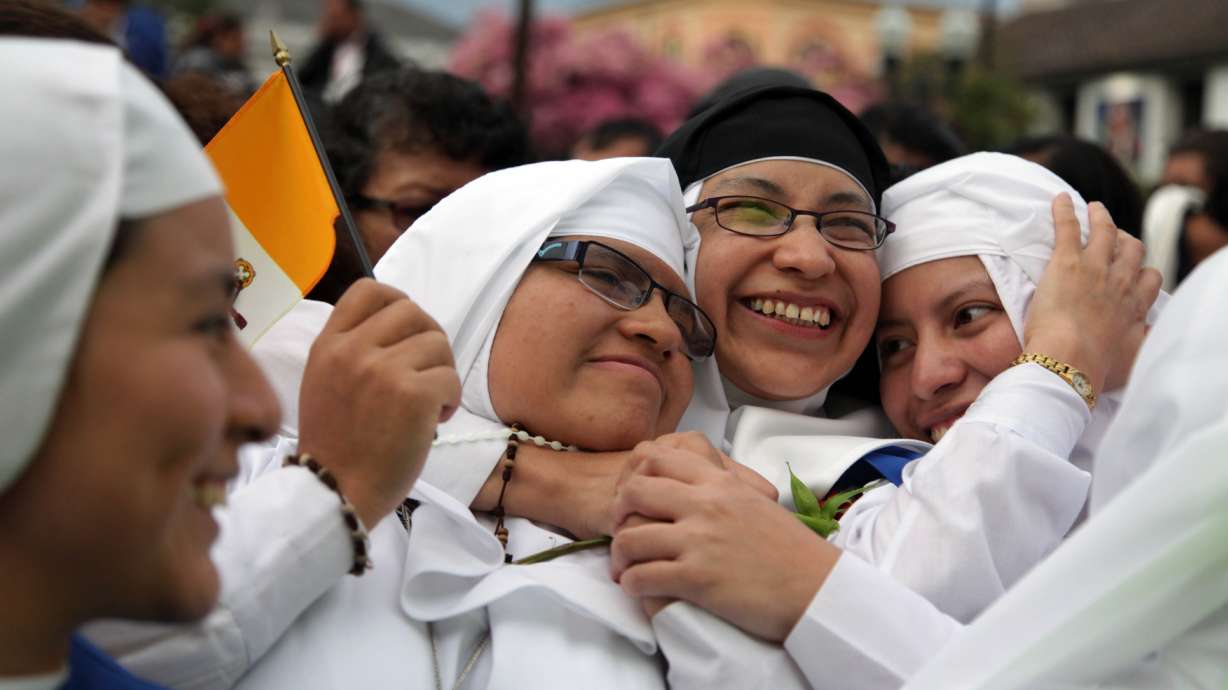 The Latest: Pope visits Jesuit church, then calls it a day