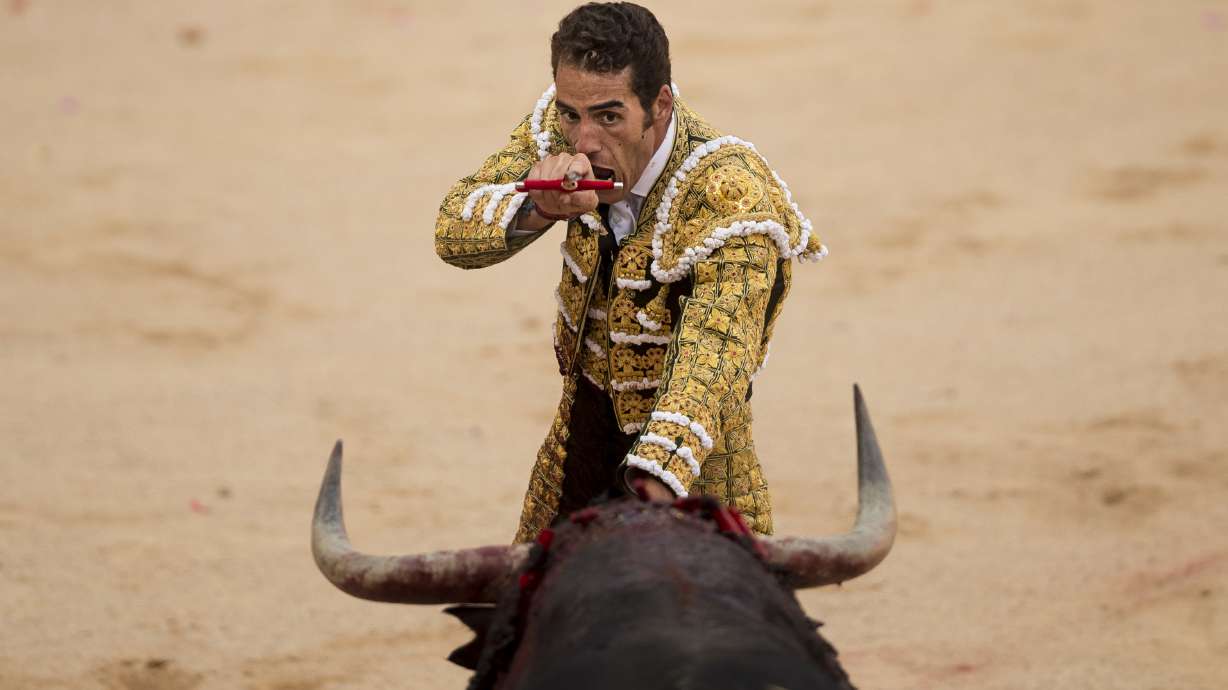 1 Australian gored, 2 injured in fast 2nd Pamplona bull-run