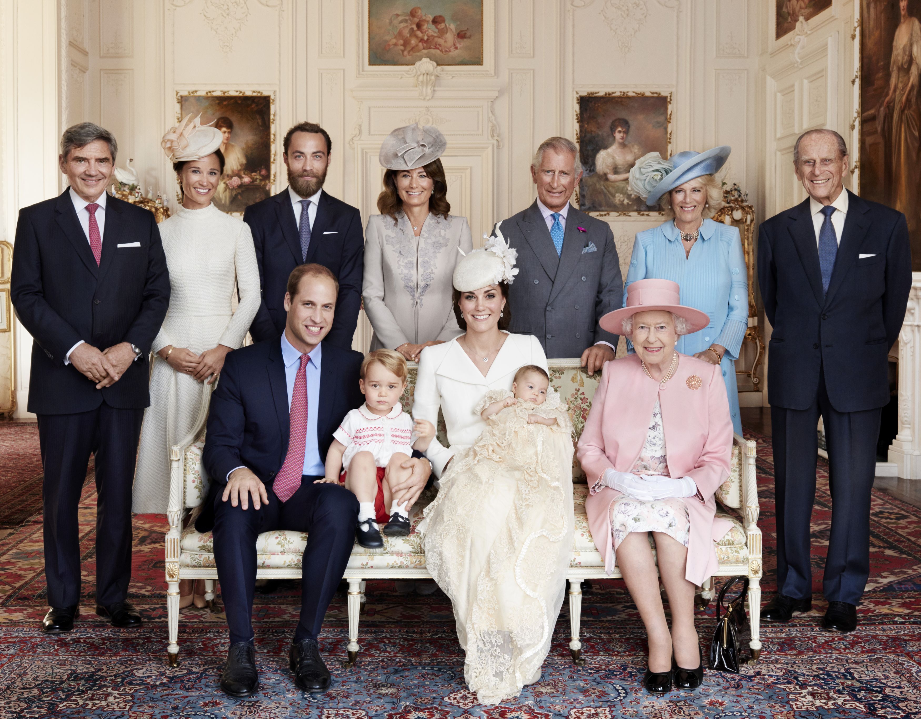 William, Kate release Princess Charlotte christening photos