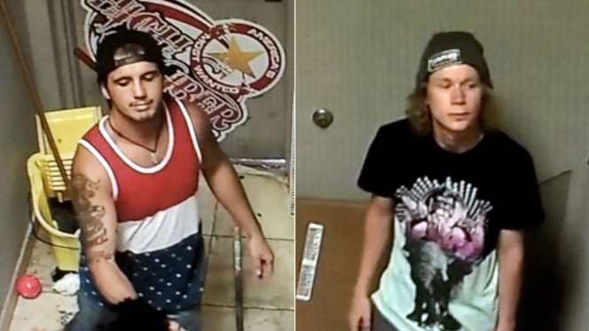 2 charged in connection with assaulting clerk with rock