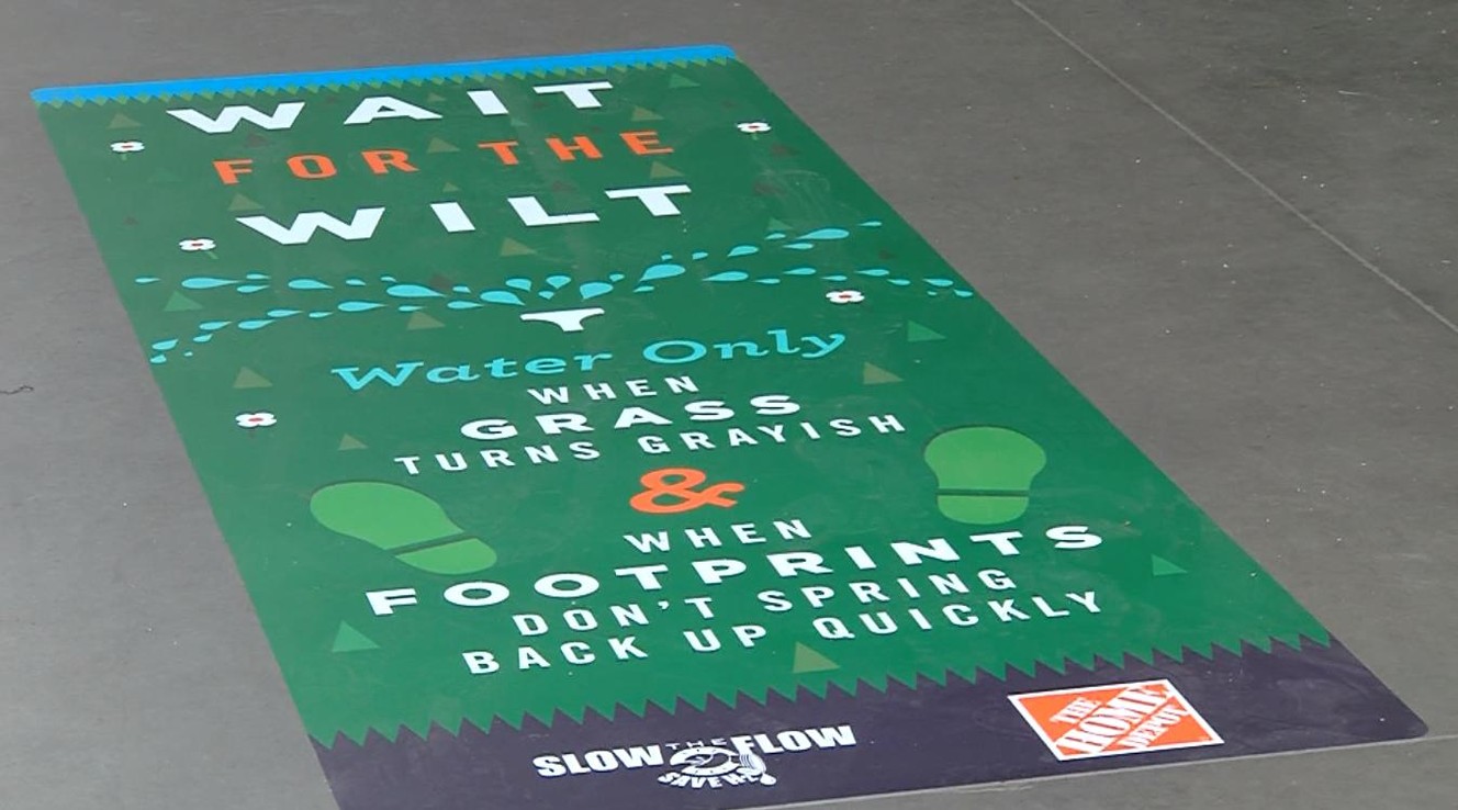 'Slow the Flow' campaign joins forces with Home Depot to save water