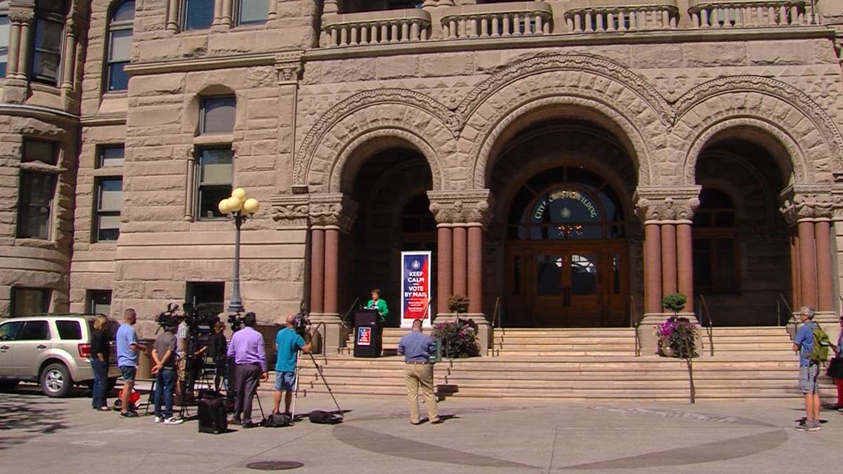 Thousand of ballots hit mailboxes across Utah on Monday in advance of the Aug. 11 primary election. Of the state's 246 municipalities, 90 have chosen vote-by-mail as a new standard for this year's municipal elections. (Photo: Mike Anderson/KSL-TV)