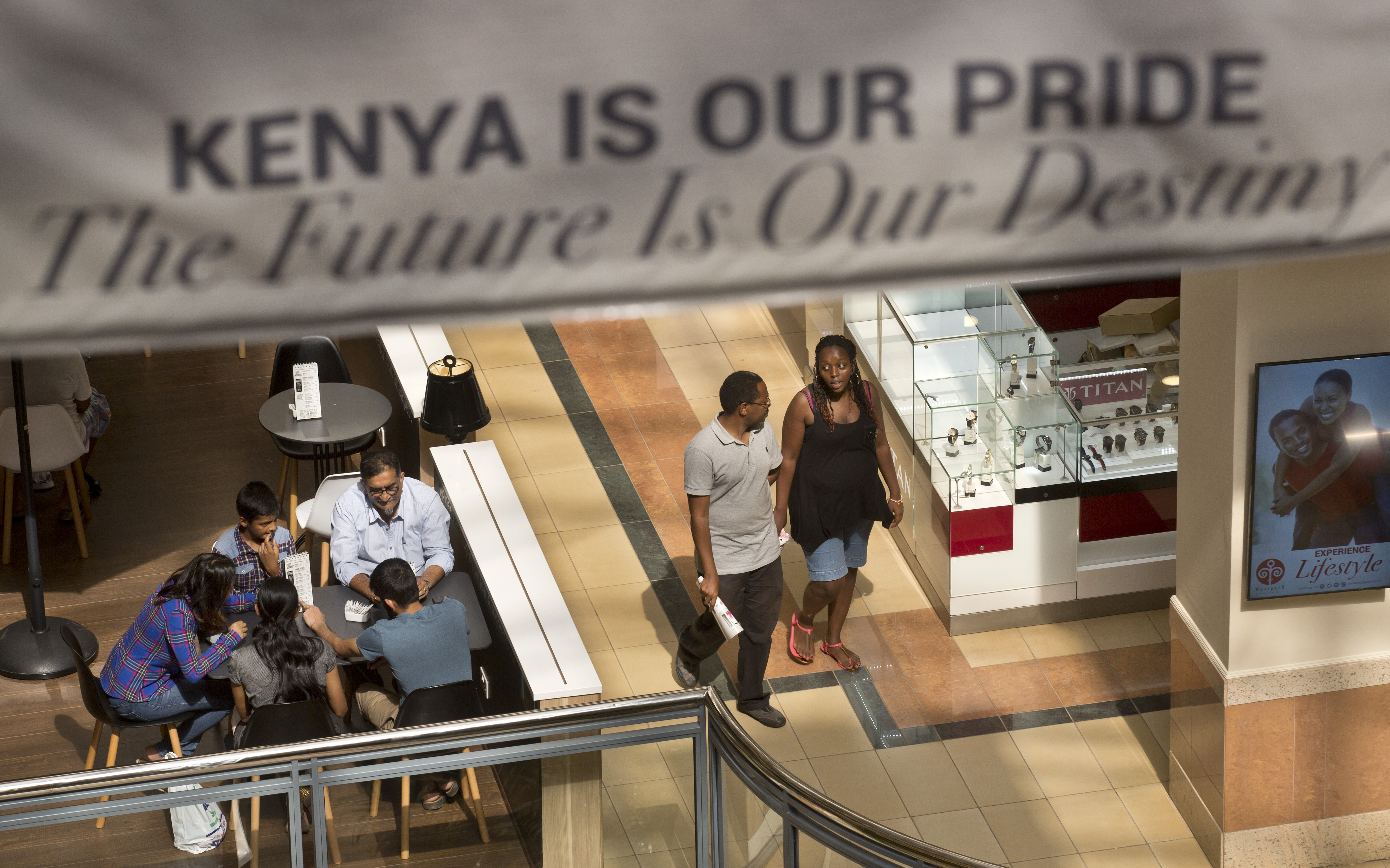 Shoppers return to Kenyan mall 2 years after attack