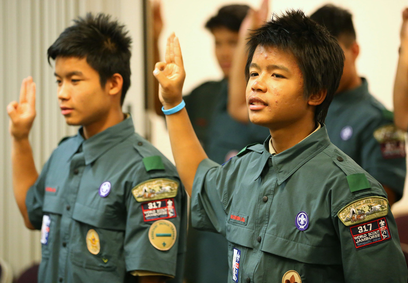 Local refugee Boy Scout troop headed to Japan, refugee camps