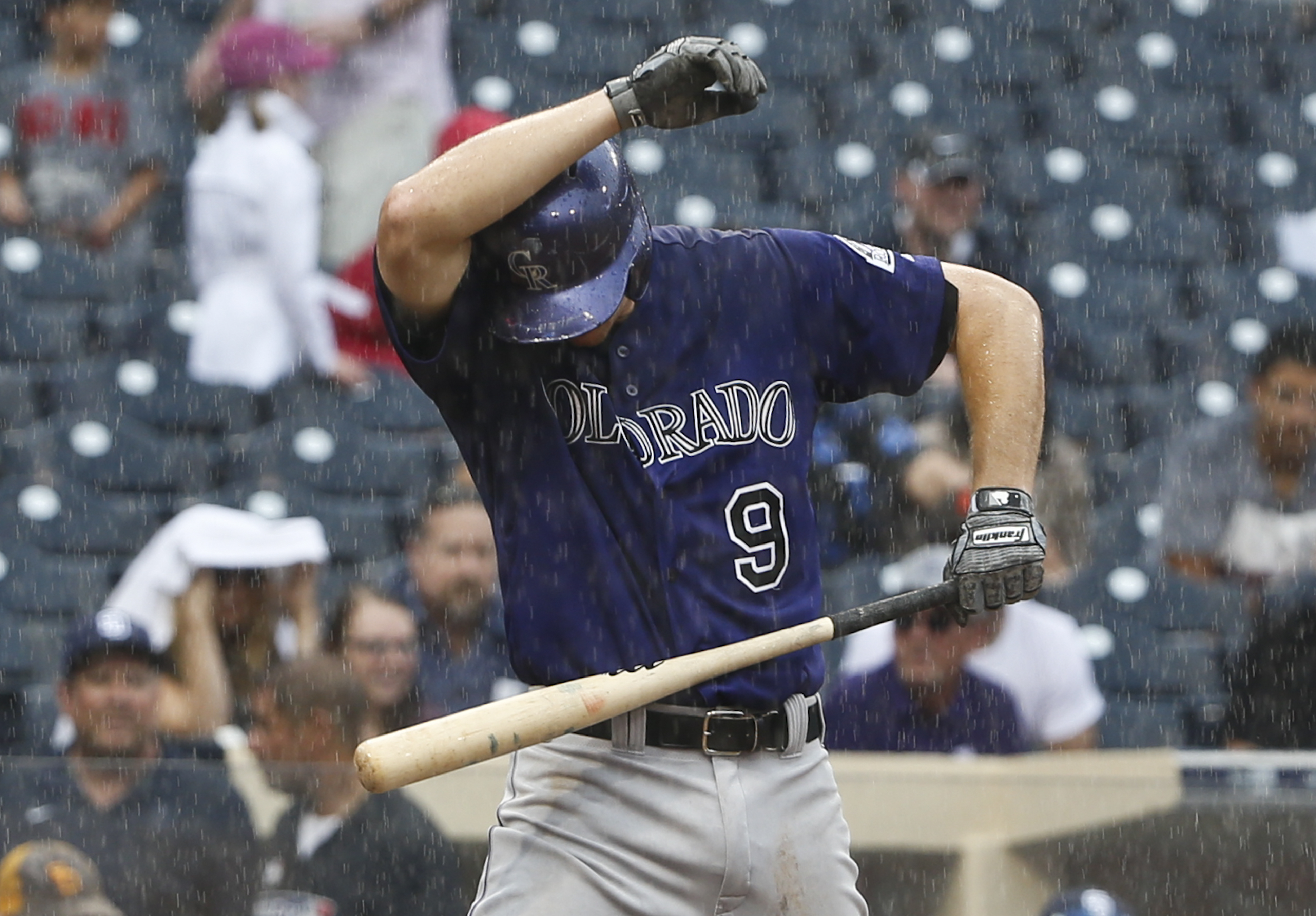 Rockies-Padres postponed by rare rainout in San Diego