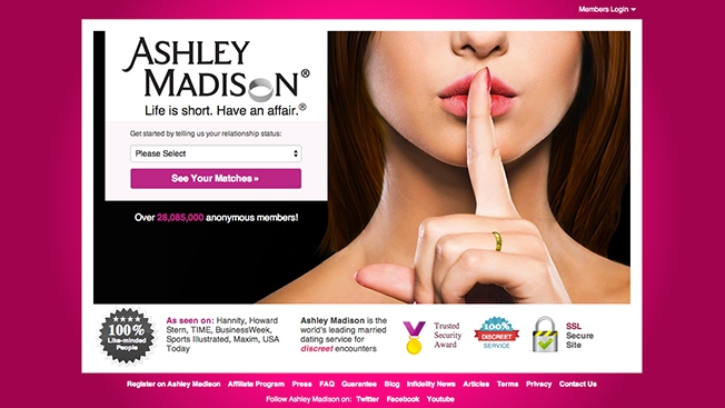 Cheating website Ashley Madison hacked, personal info posted