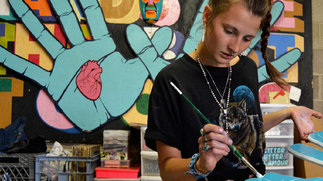 Painter, jewelry maker seeks to create powerful, sacred art