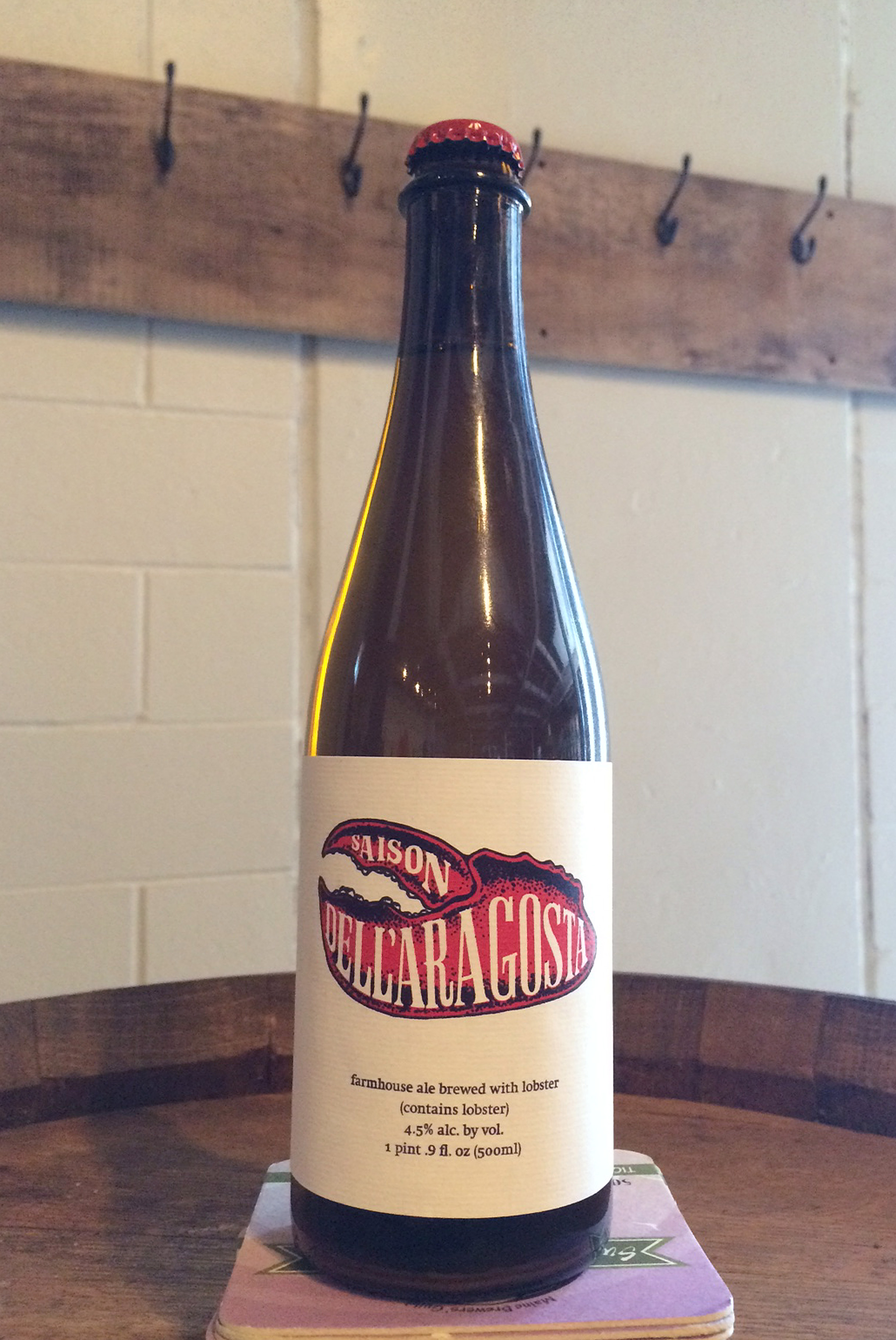 Maine brewer makes beer out of live lobsters, sea salt