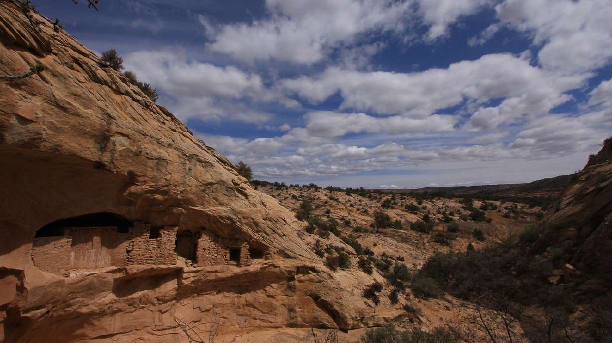 Several top federal officials from Washington quietly attended a recent "Gathering of the Tribes" by Native Americans in a place called the Bears Ears in Utah's San Juan County. It's the clearest signal yet that the Obama administration may be considering the creation of a huge national monument there. The 1.9 million acre region is studded with tens of thousands of archaeological jewels spread across a landscape of stunning red-rock scenery. (Photo: Mike DeBernardo, Deseret News)