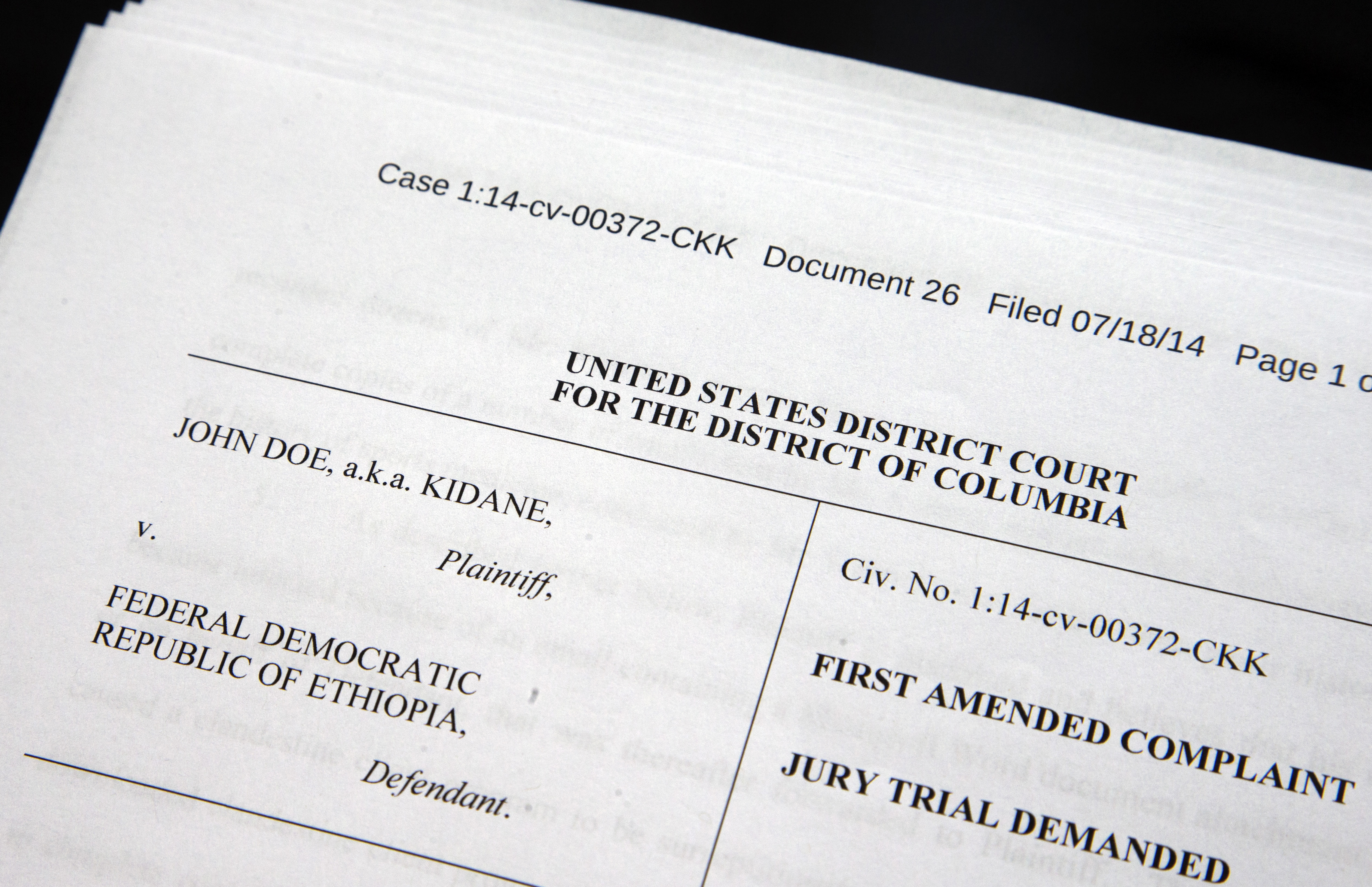 Lawsuit reveals extent of Ethiopian hacking amid Obama visit