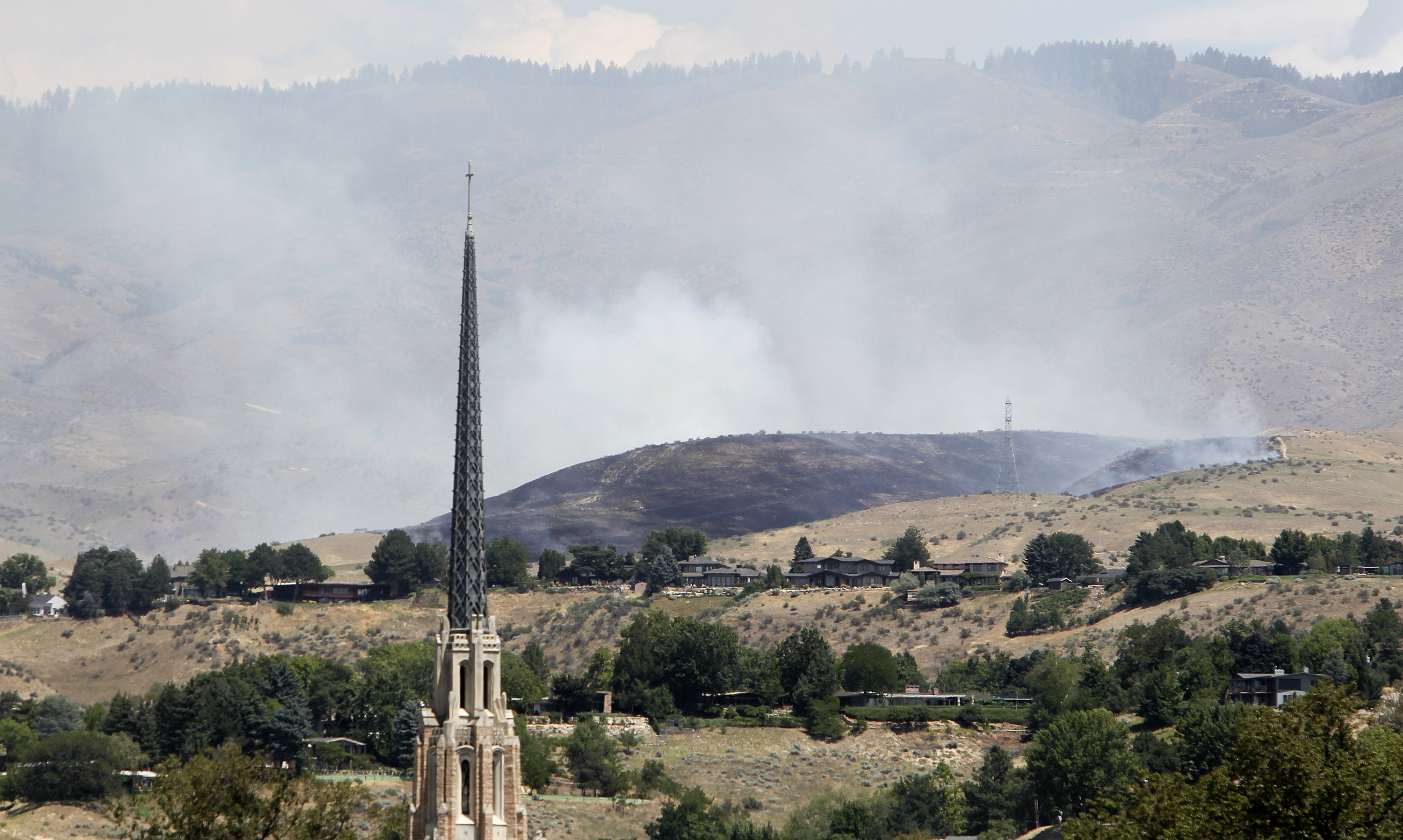 Idaho cyclist sparks fire by burning used toilet paper