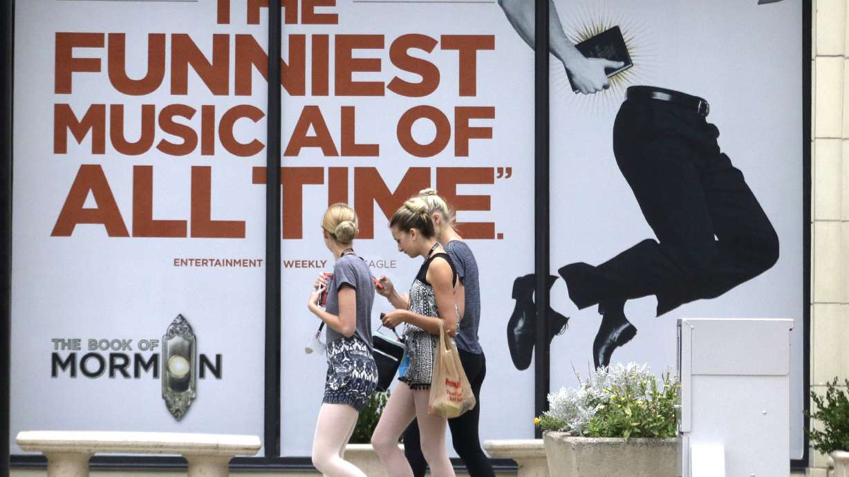 'The Book of Mormon' gets rousing reception in Utah