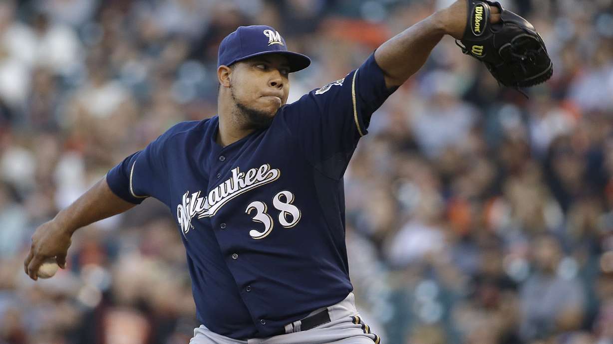 Wily Peralta returns for Brewers and shuts down Giants