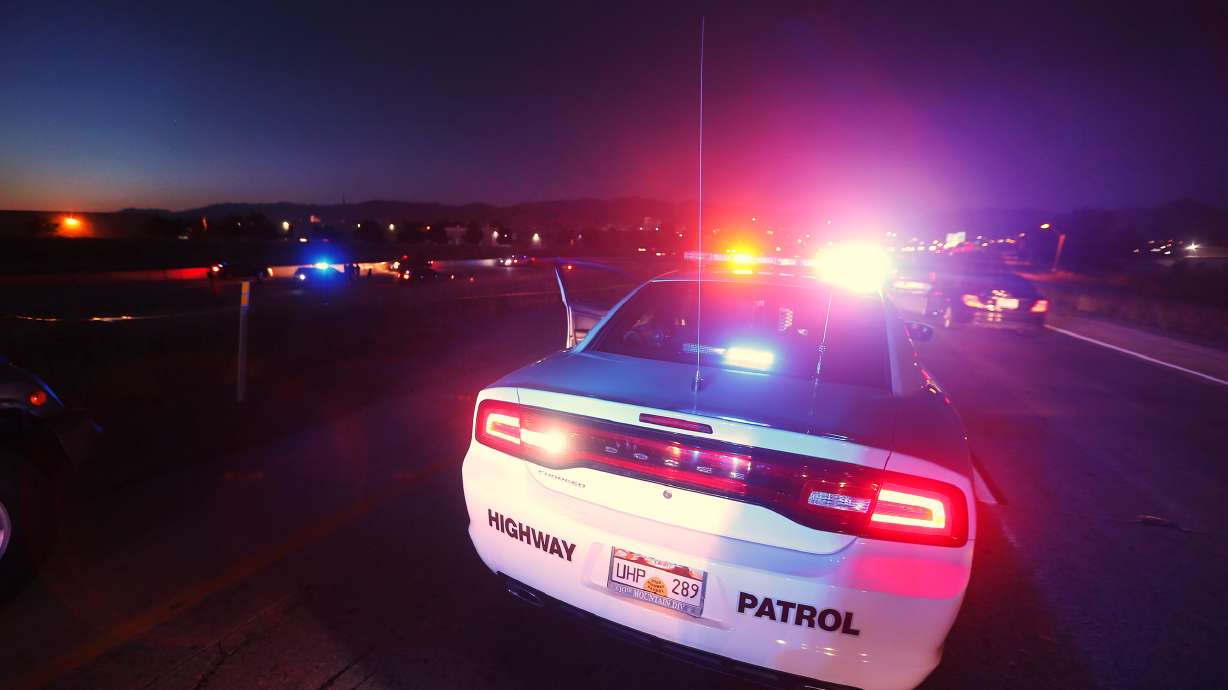 A 65-year-old West Valley man died early Saturday after troopers say he crashed on I-215, then walked into traffic and was hit.