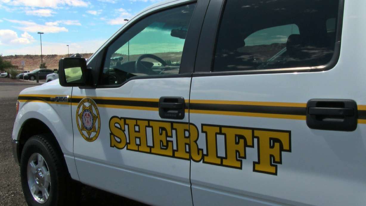 A crash between a motorcyclist and a Washington County sheriff's deputy responding to a separate accident resulted in the rider being killed on Sunday.