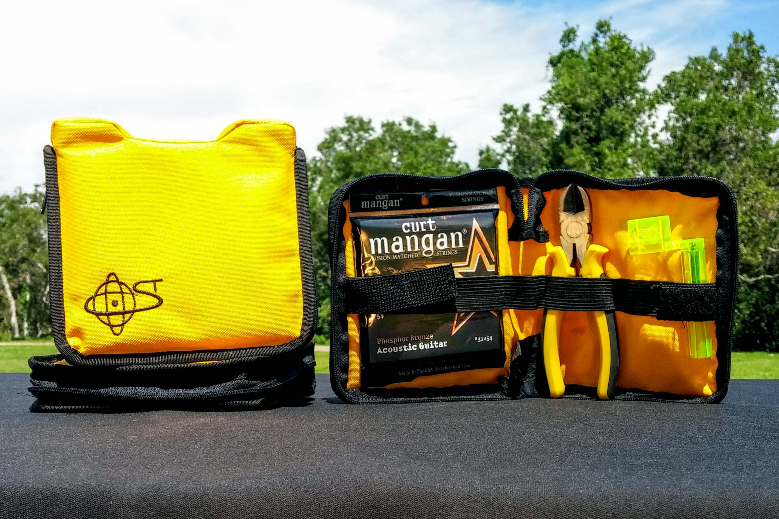 Local musician creates compact, on-the-go restring kit