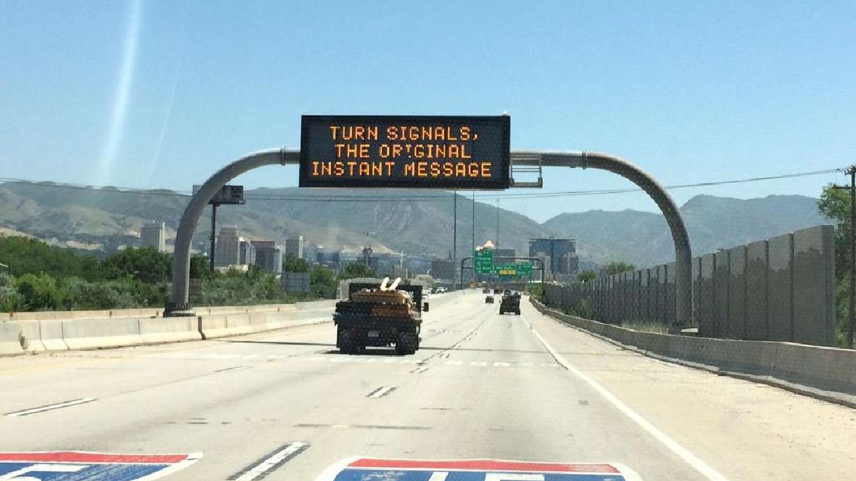 'That seat belt looks good on you:' Road signs prompt safety