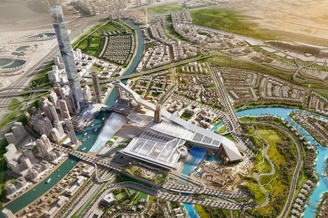 Record-breaking Dubai complex has indoor ski slope and 711-meter tower