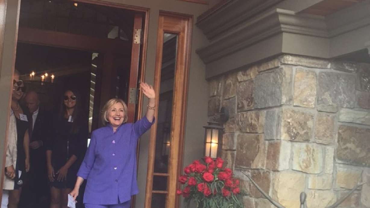 Hillary Clinton raises $300K during brief stop in Utah