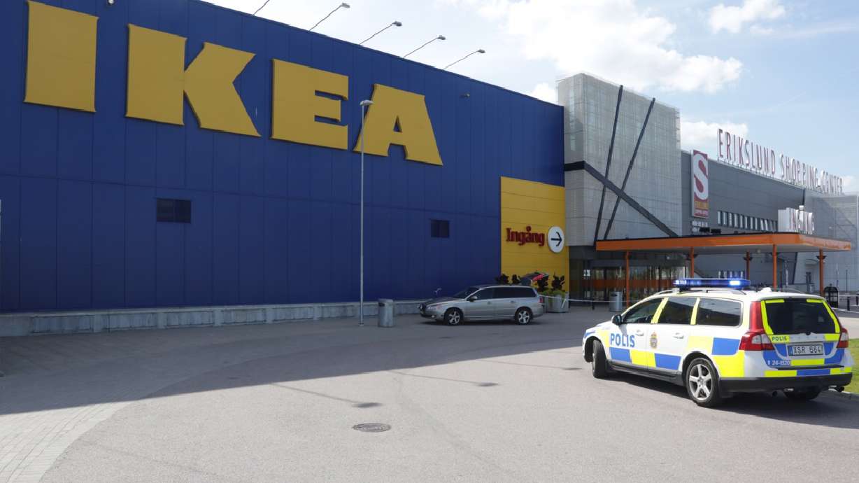 Knife attacks kill 2 people at central Sweden Ikea store