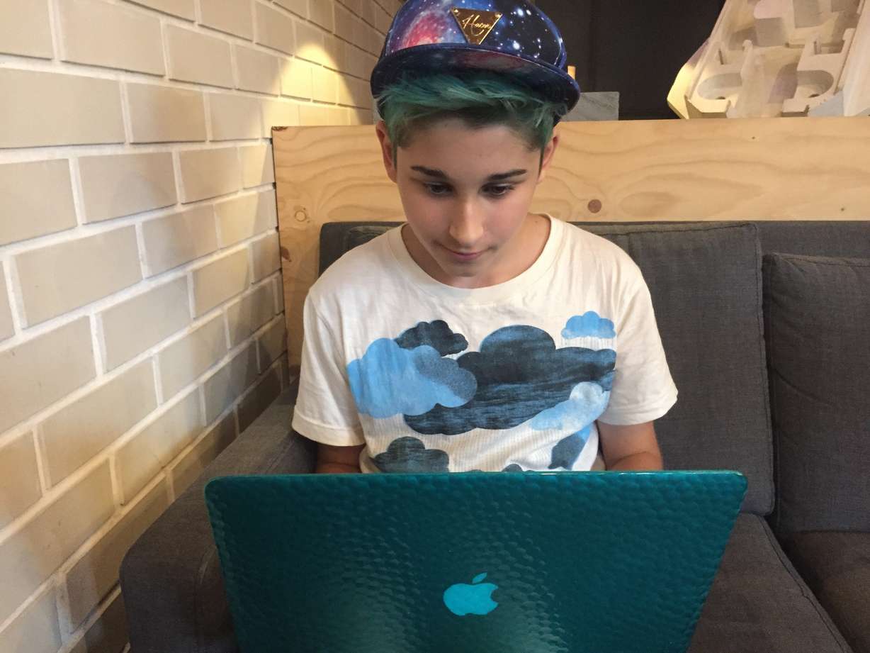 The author's son, Matthew, started using Instagram as a source of connection after developing a mood disorder; he said it helped him realize other kids were experiencing similar problems. (Photo: Courtesy Melinda Ring)