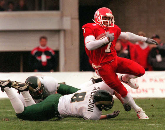 Utah's Steve Smith maneuvers past CSU's Tony Colacion. (Archived Photo: Tom Smart/Deseret News)
